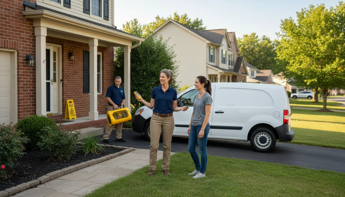 Water restoration image for Water Damage & Restoration Services in Ben Franklin, TX